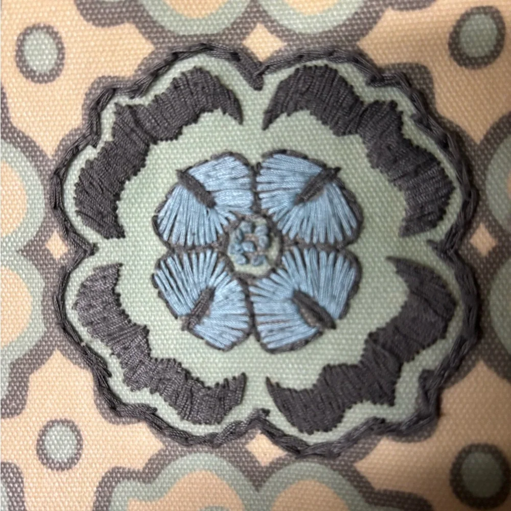 Petunia Pickle Bottom Geometric Baby Bag - Cream and Brown